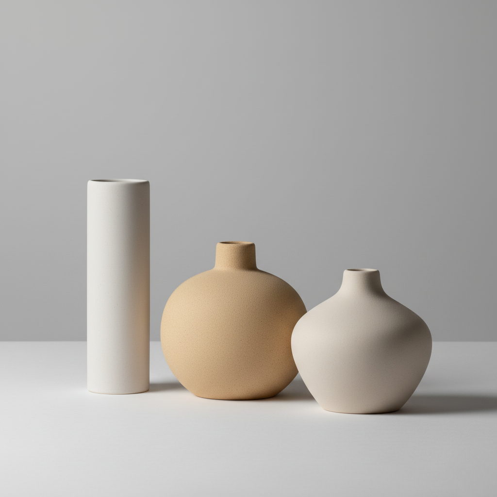 Ensemble de Vases Décoratifs en Céramique