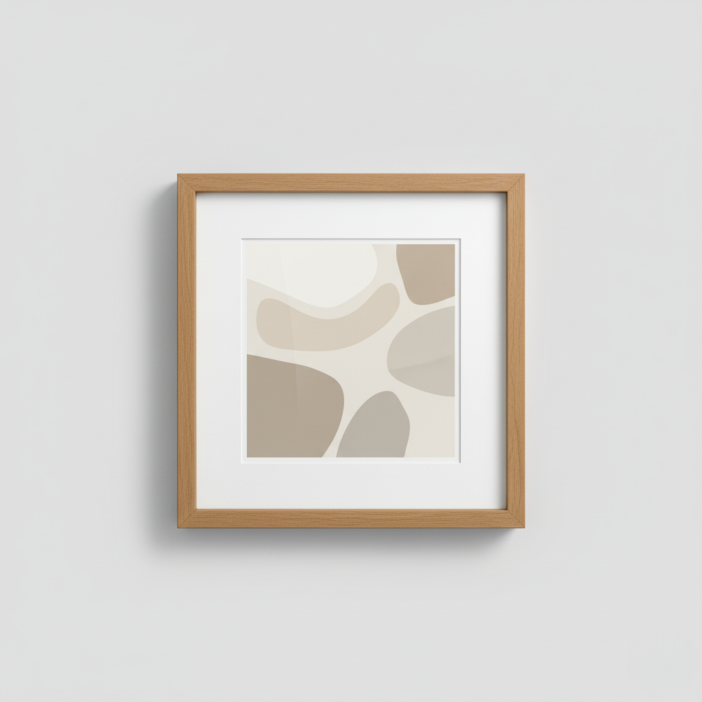 Art Mural Abstrait Encadré