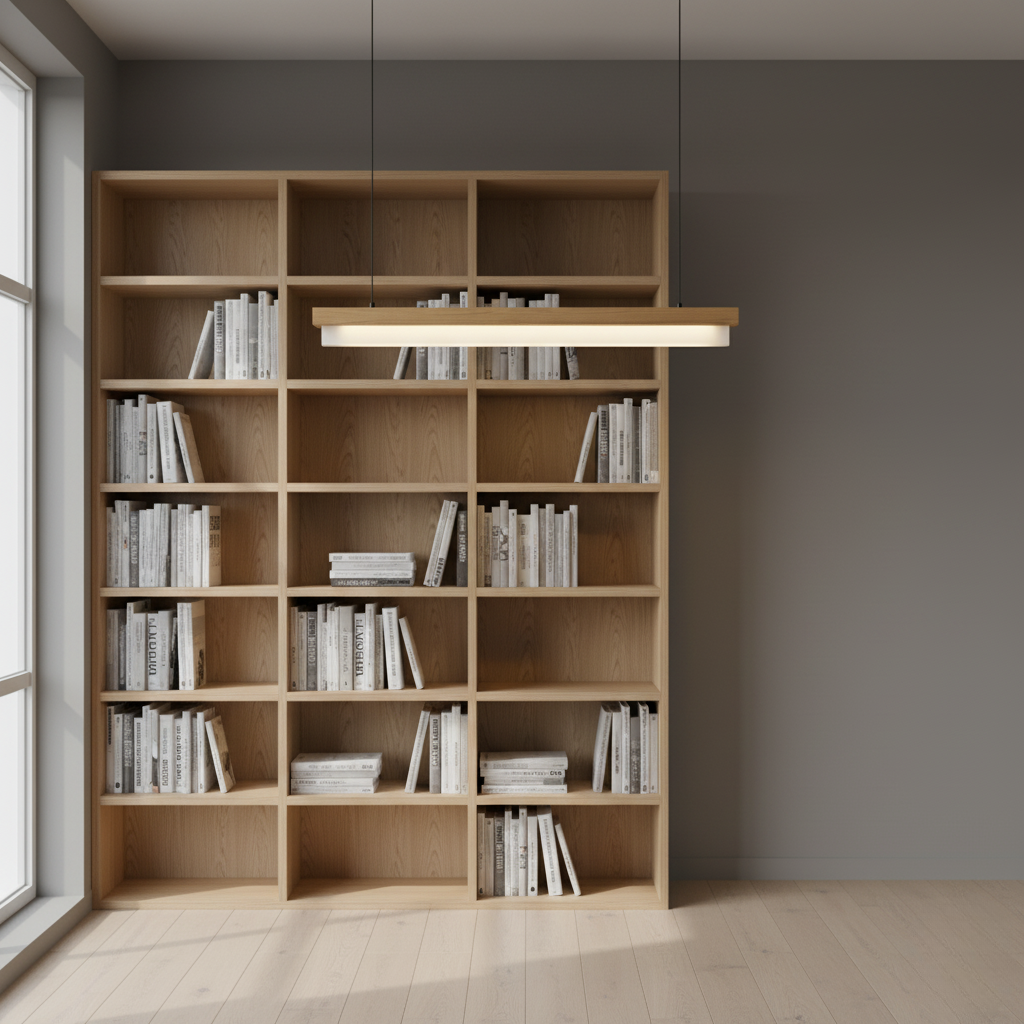 Suspension Linéaire en Chêne