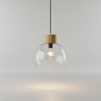 Suspension en Verre Sculpté