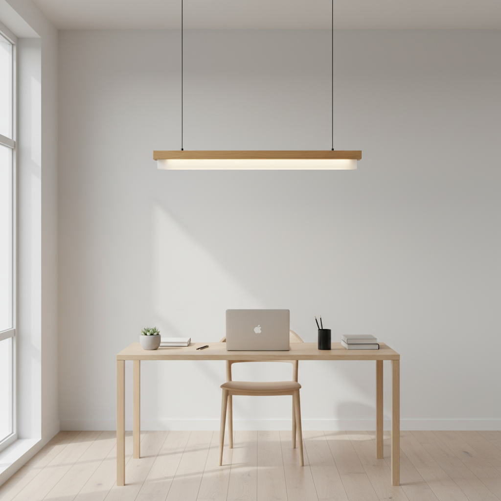 Suspension Linéaire en Chêne