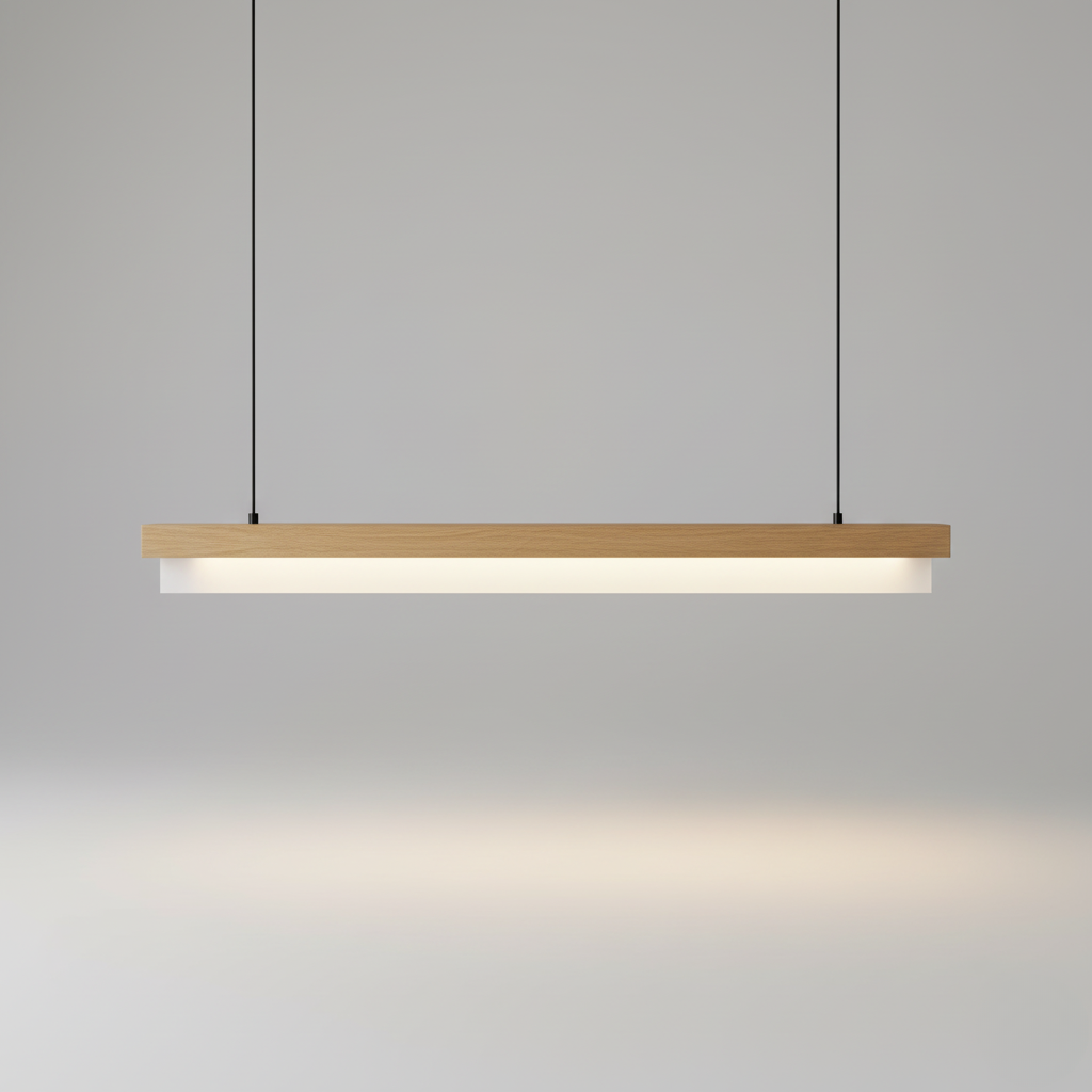 Suspension Linéaire en Chêne