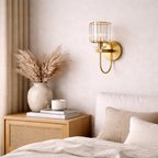 Applique Murale Cylindrique en Cristal